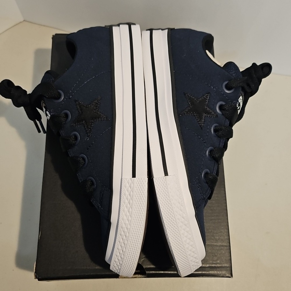 Converse One Star Puff Low-Top Sneaker Navy/Black/White Mens 5 Women's 6.5 - Picture 8 of 8
